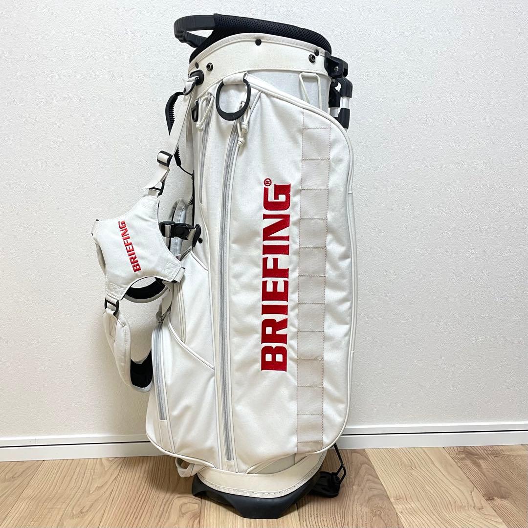 【希少】BRIEFING キャディバッグ CR-4 ホワイト ホリデー 限定 白