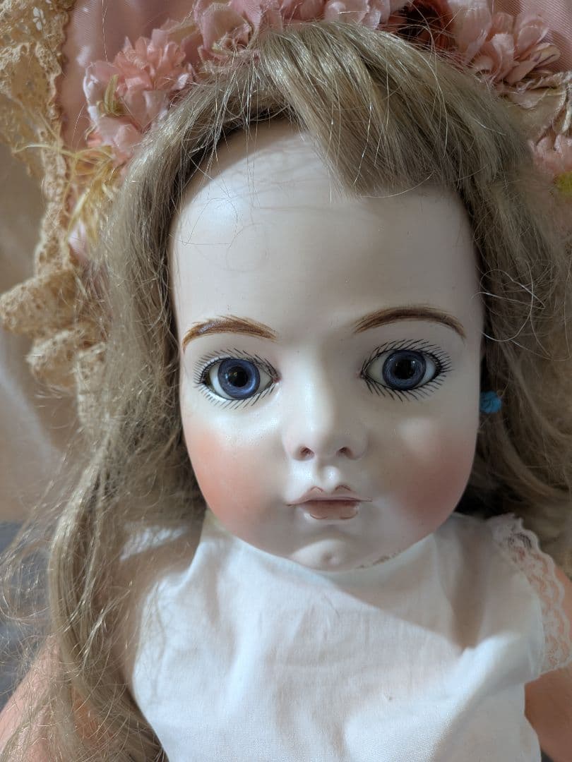 ビスクドール　ブリュ　ジュン　リプロ　ジュモー　約68センチ