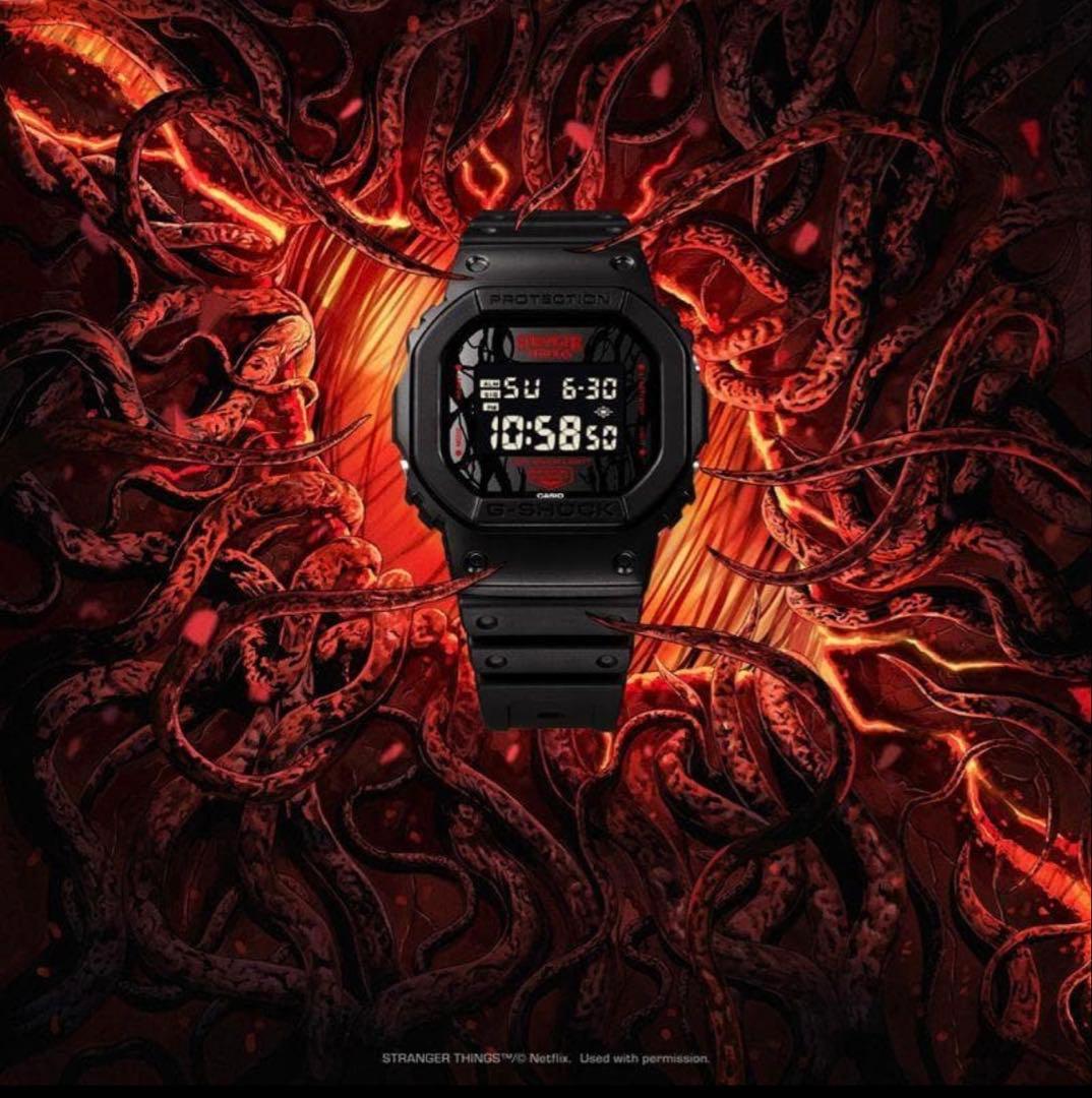 時計 G-SHOCK STRANGER THINGS DW-5600STT-1JR