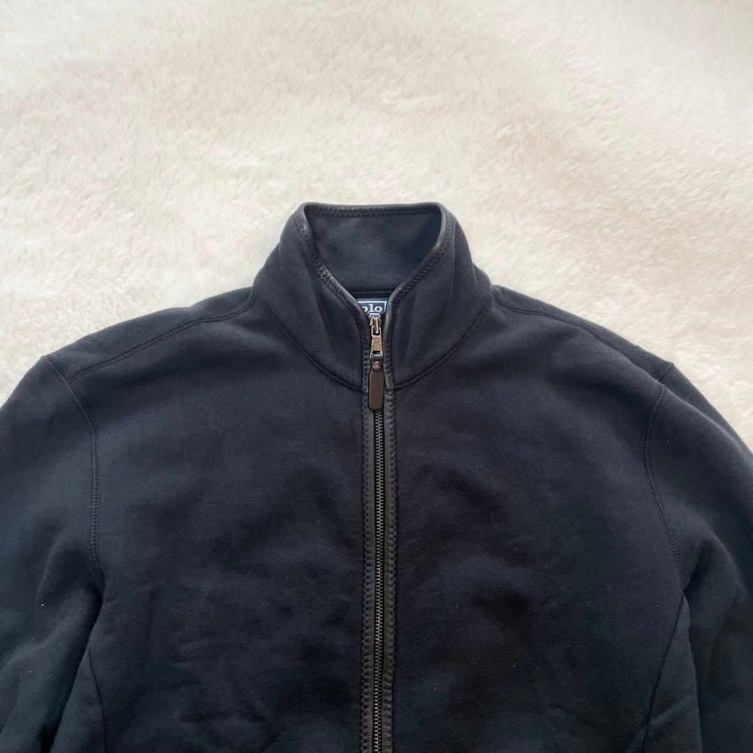 ✨️切り替え✨️90s Ralph ラルフローレン ドライバーズニット 黒　L