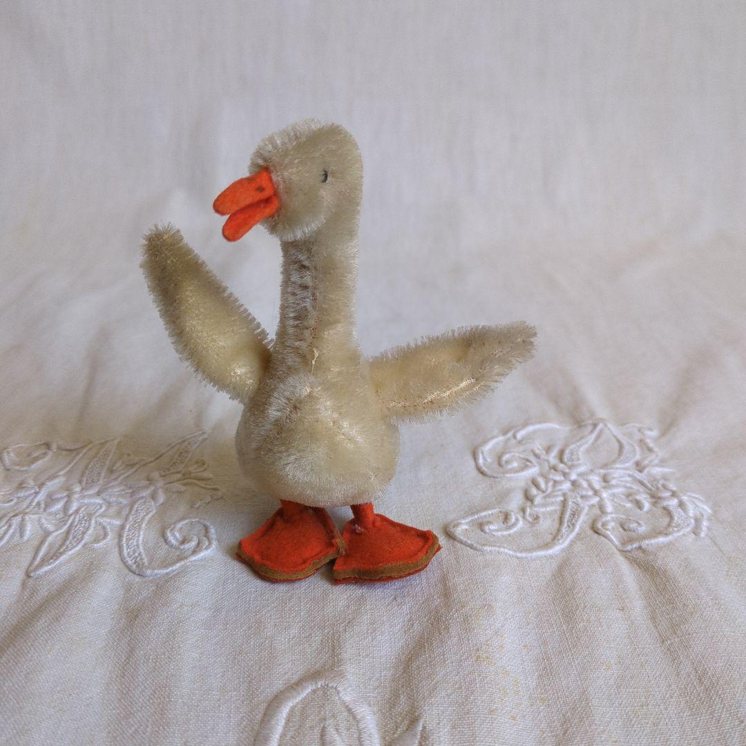 シュタイフ 羽を広げたアヒル ヴィンテージ