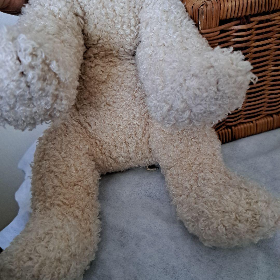 アフタヌーンティー　犬　レア　ぬいぐるみ　首輪付き　エアデールテリア　インテリア