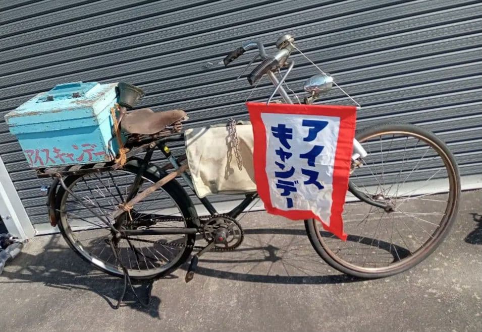 レトロ自転車　装備付き　オーバーホール済み　引き取り限定　乗れます