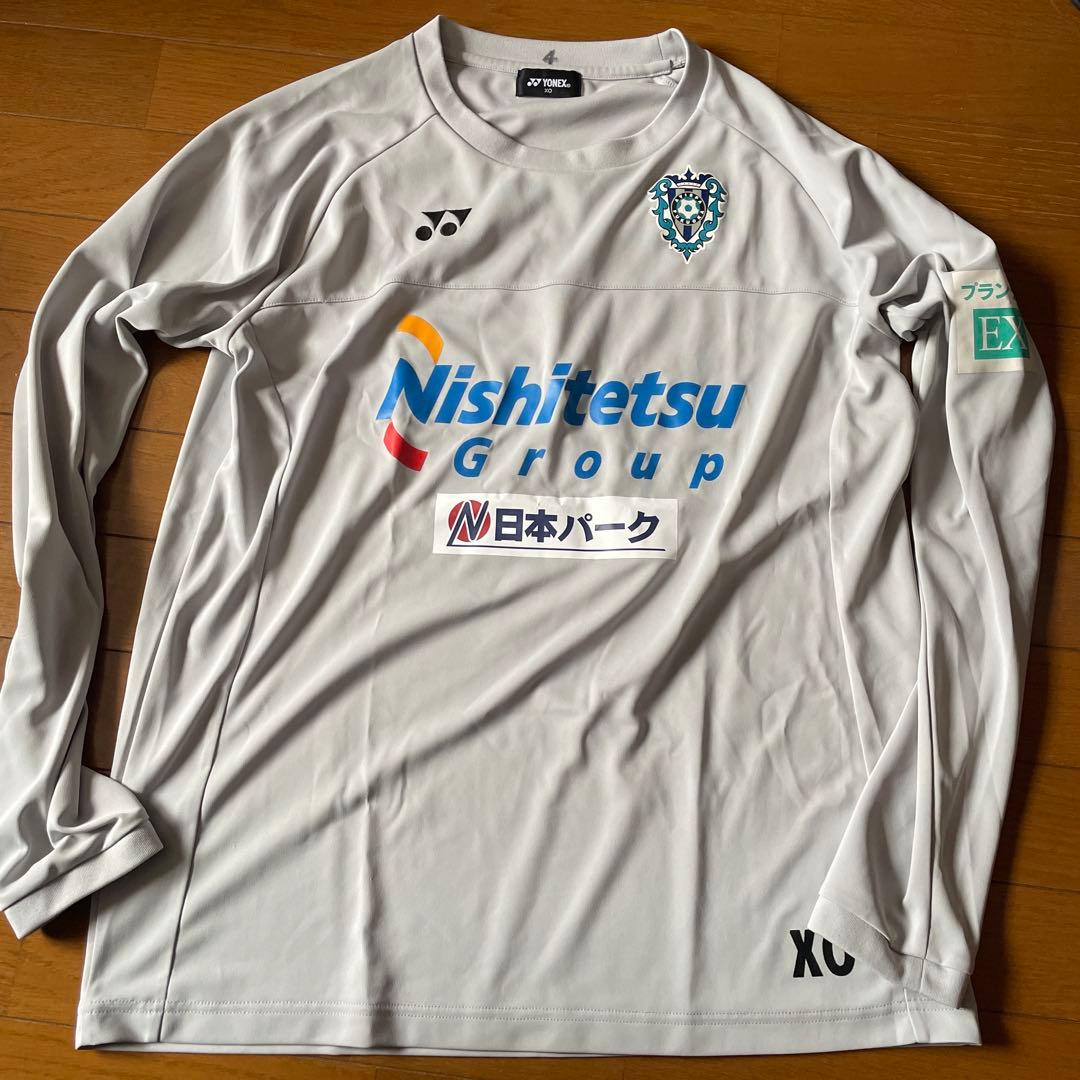 アビスパ福岡スタッフ着用品 XO YONEX グレー 長袖シャツ