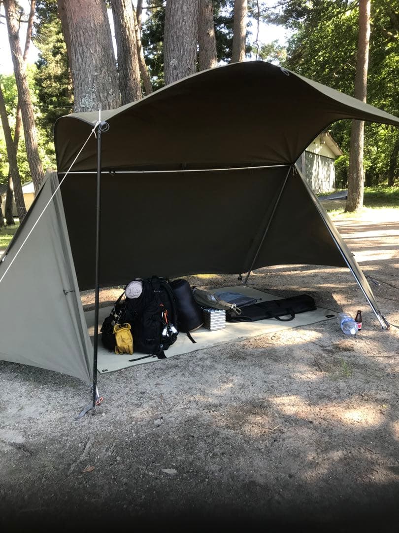 取説付き《フォックスベース仕様⭐︎》二股フレーム＋棟ポール　快適空間らくらく設営⭐︎