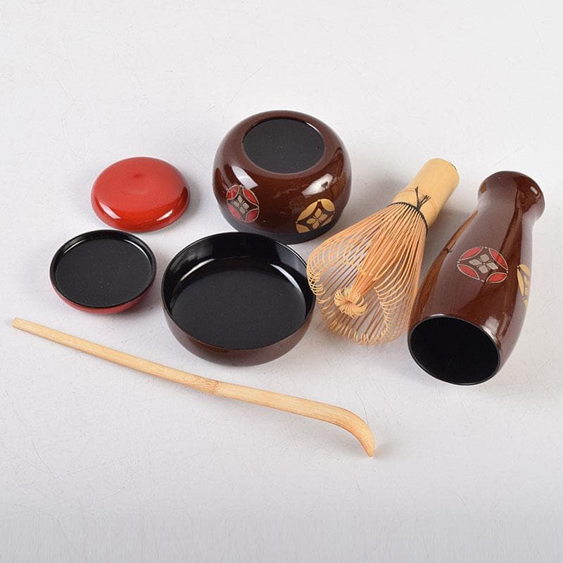 茶道具　讃岐彫　佳石作　茶箱　栄山作　茶碗など　九点一式　共箱　G　R9148B