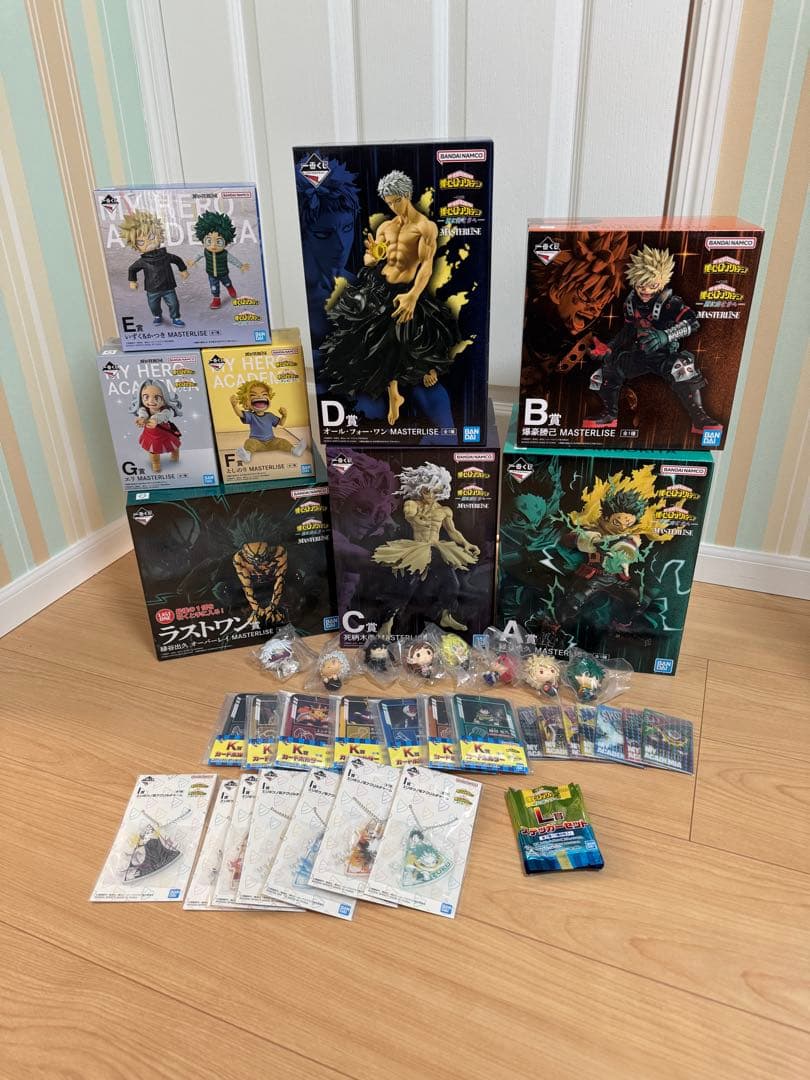 一番くじ 僕のヒーローアカデミア 更に向こうへ　上位賞コンプ　下位賞セミコンプ