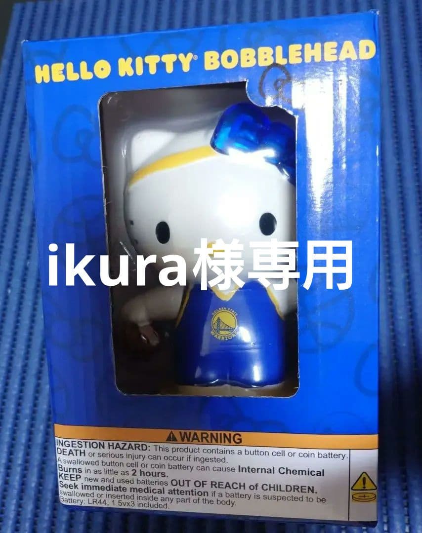ハローキティ　ボブルヘッド　NBA非売品2025　ウォーリアーズ
