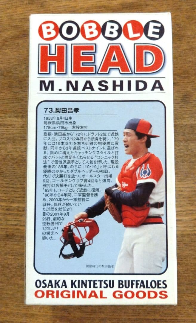 ☆近鉄バファローズ)#73梨田監督ボブルヘッド