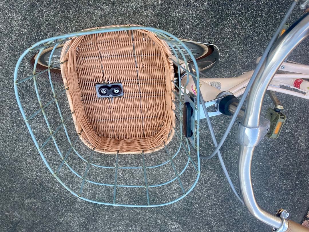 す*ち様 24インチ　シティサイクル ベージュ