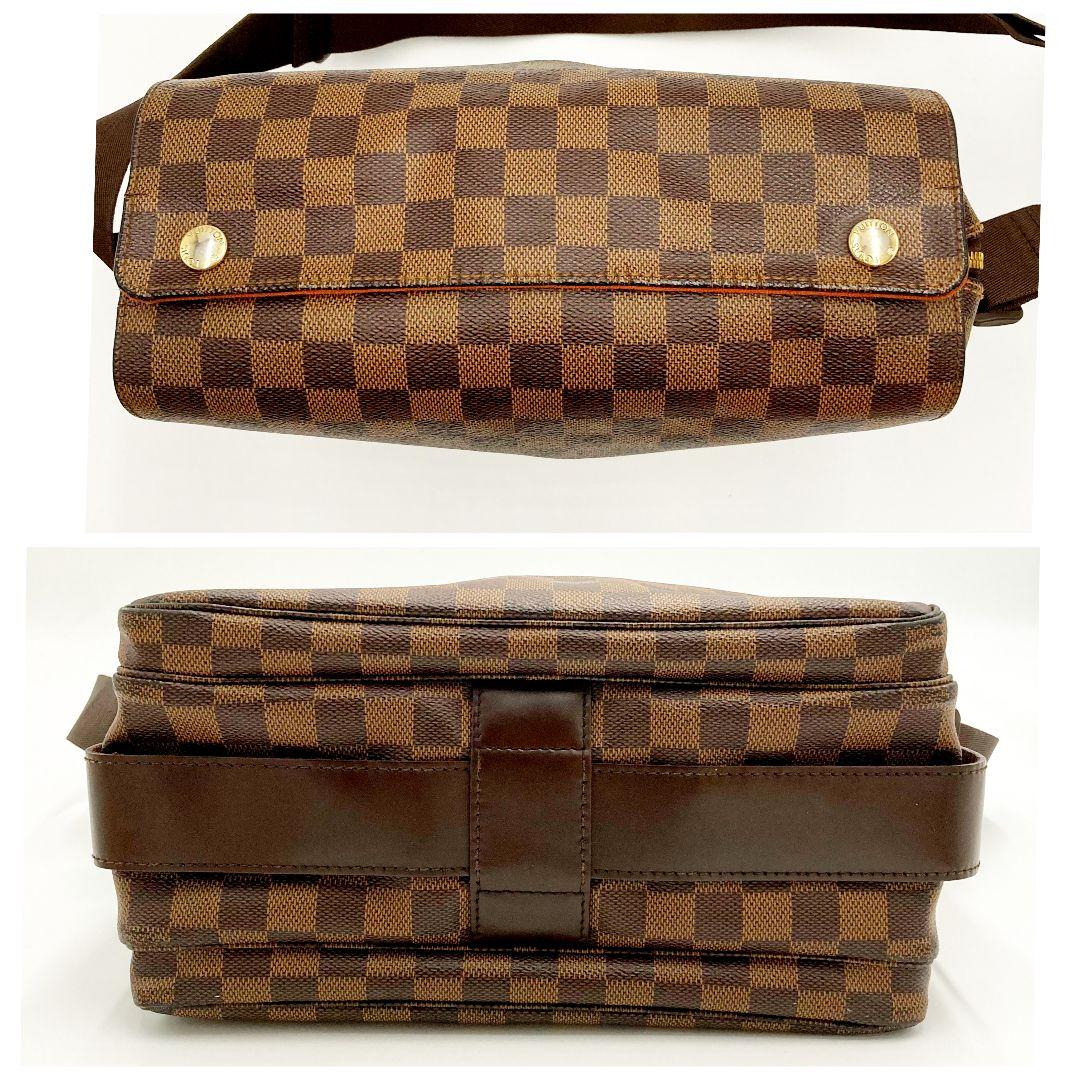 正規品 ルイヴィトン ダミエ ナヴィグリオ エベヌ ショルダーバッグ 美品