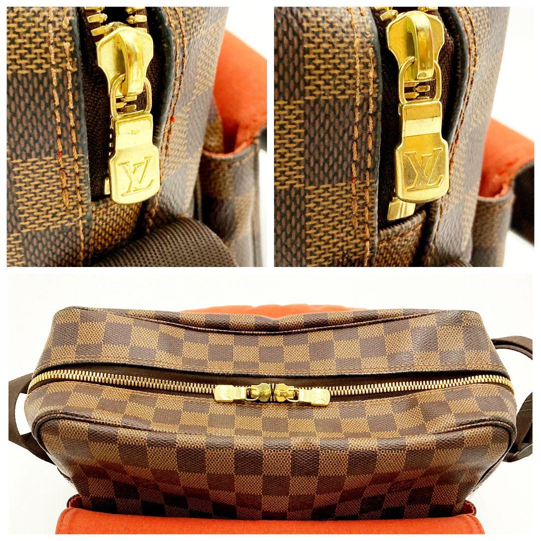 正規品 ルイヴィトン ダミエ ナヴィグリオ エベヌ ショルダーバッグ 美品
