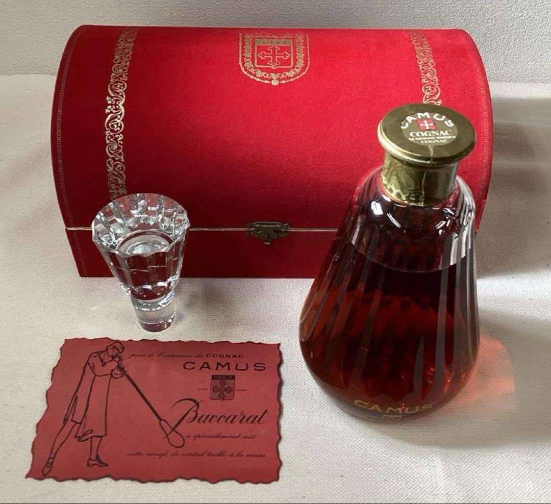 【未開栓】カミュ CAMUS カラフェ バカラ ブランデー コニャック 【古酒】