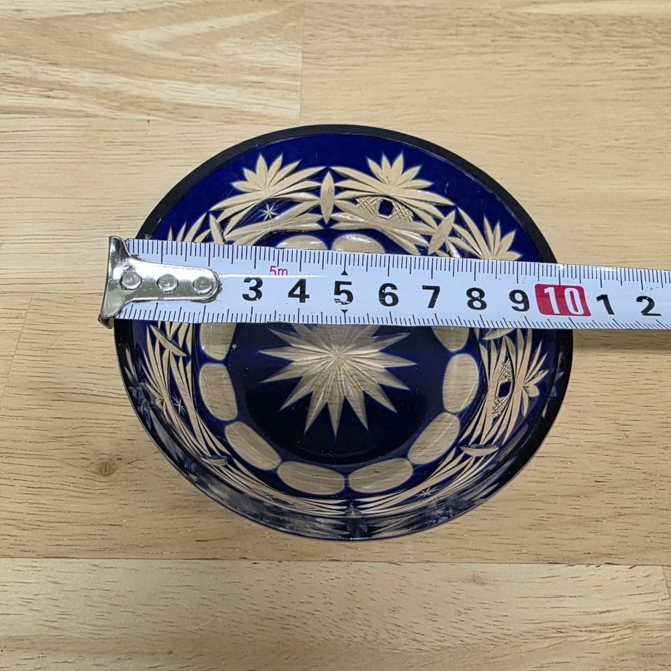 クリスタルグラス 祥風切子 ガラスボウルセット フルーツボール 6点