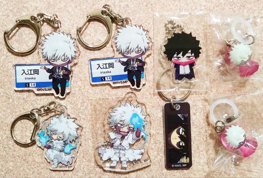 Ｗ*谷様 僕のヒーローアカデミア　荼毘　キーホルダー　ストラップ　カラビナ　27