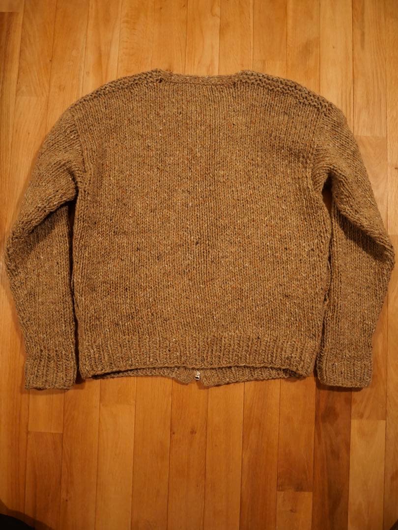 トップス PHIGVEL HAND-KNITTING ZIP SWEATER
