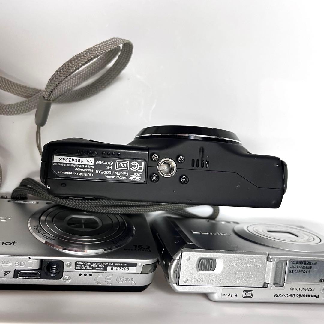 動作未確認 SONY Panasonic 富士フイルムデジカメまとめ売り3点