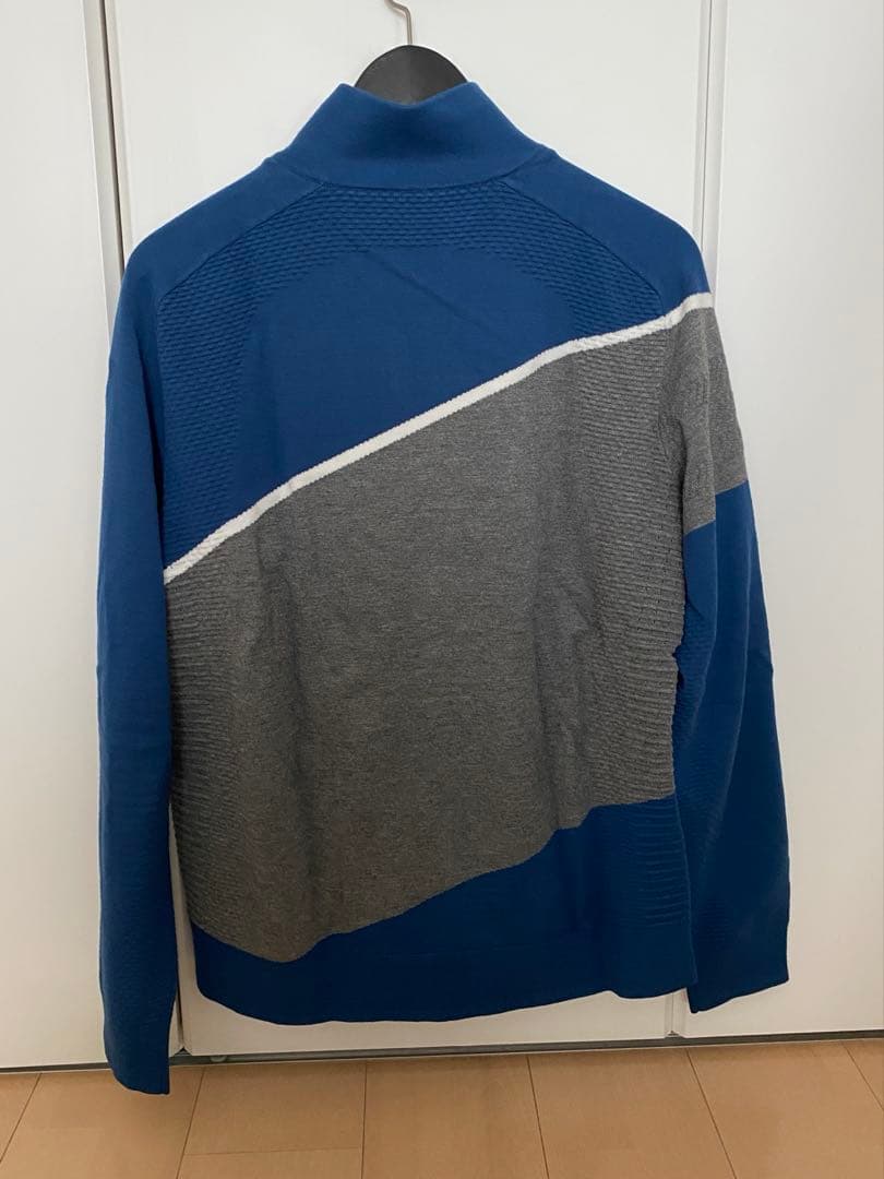 【デサントゴルフ】ジップアップニット O