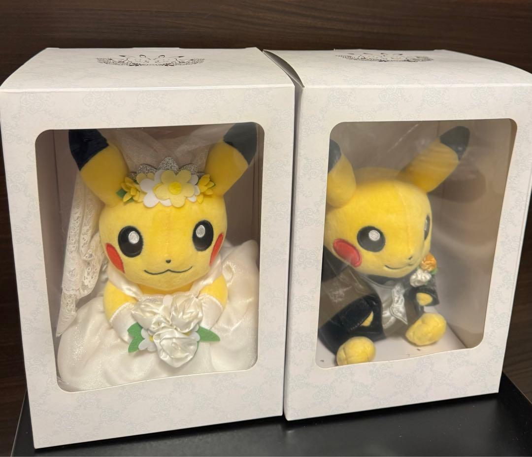 ピカチュウ ウェディングセット ぬいぐるみ