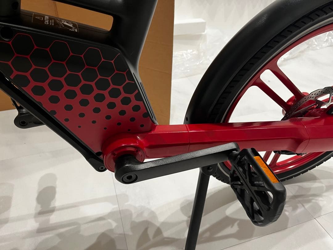 未使用に近い　折りたたみ電動アシストHONBIKE STONE PLUS予備バ付