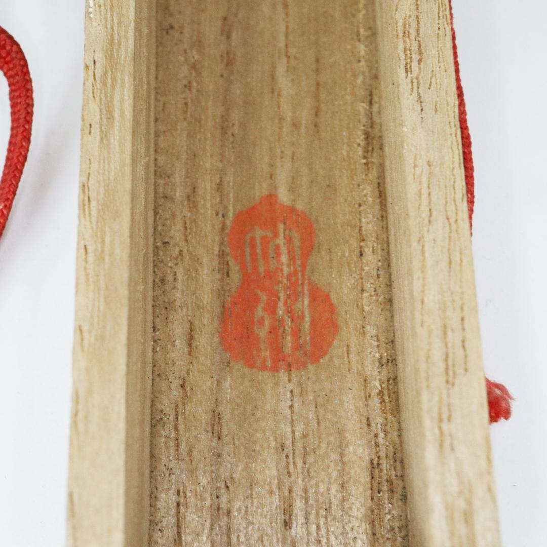 純銀鶴頭香箸 一望斎銘　共箱・共袋　長谷川一望斎造　純銀保証 高級香具