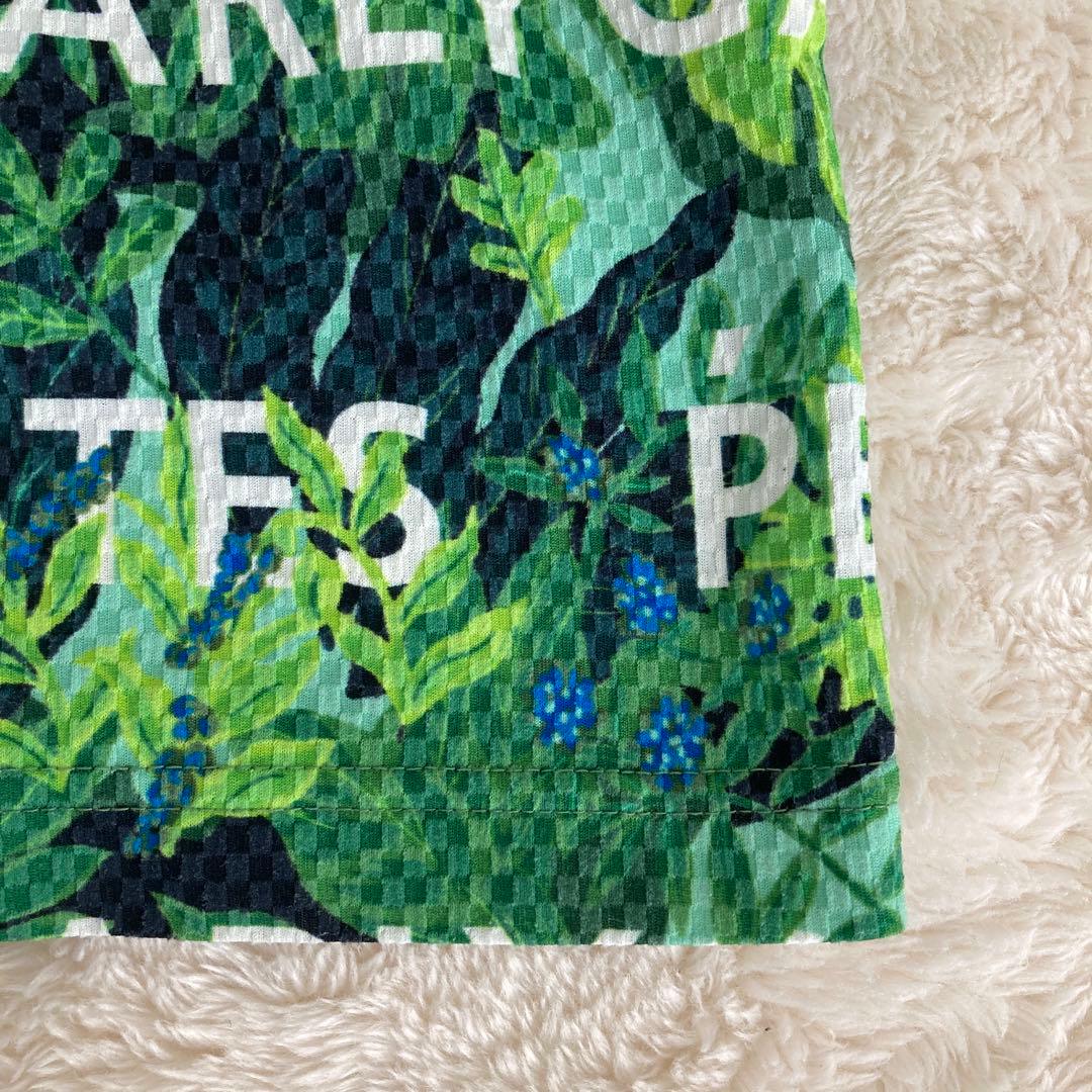 美品！パーリーゲイツ　シアサッカー ジャングル 半袖シャツ　size5