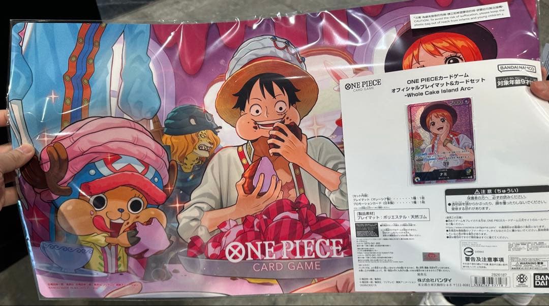 ホールケーキアイランド　ナミ　リーダー　プロモ　プレイマット 未開封