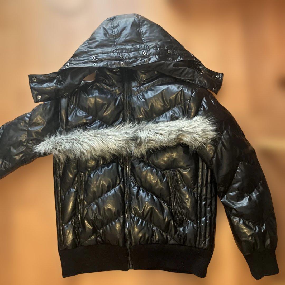 UNIQLO オールドユニクロ ファーダウンジャケット ブラックY2K 3way