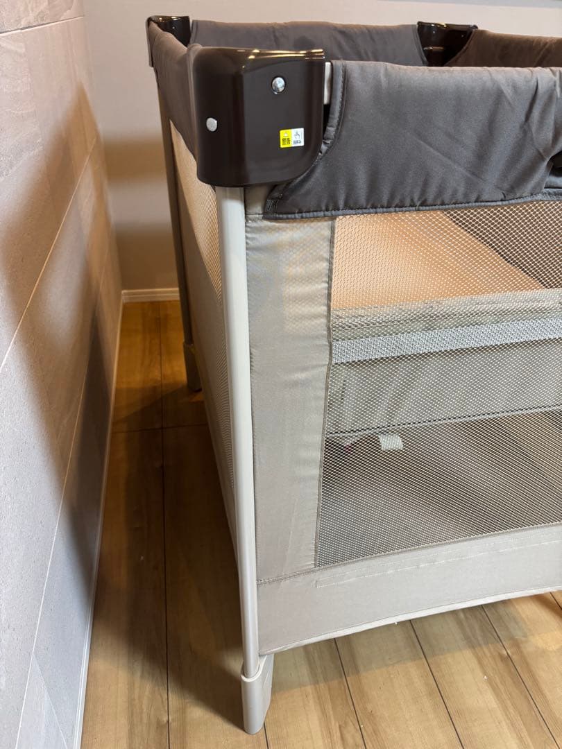 【美品】Apricaベビーベッド ココネルエアー ココア