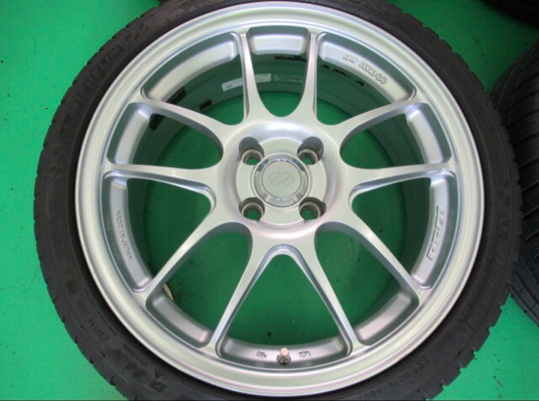 エンケイ PF01 軽量 7Jx17 4H 100 +38 205/40R17