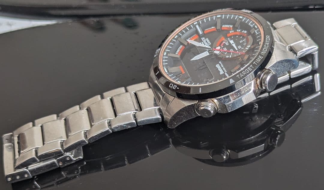 EDIFICE Bluetooth ソーラー 腕時計 ECB-800