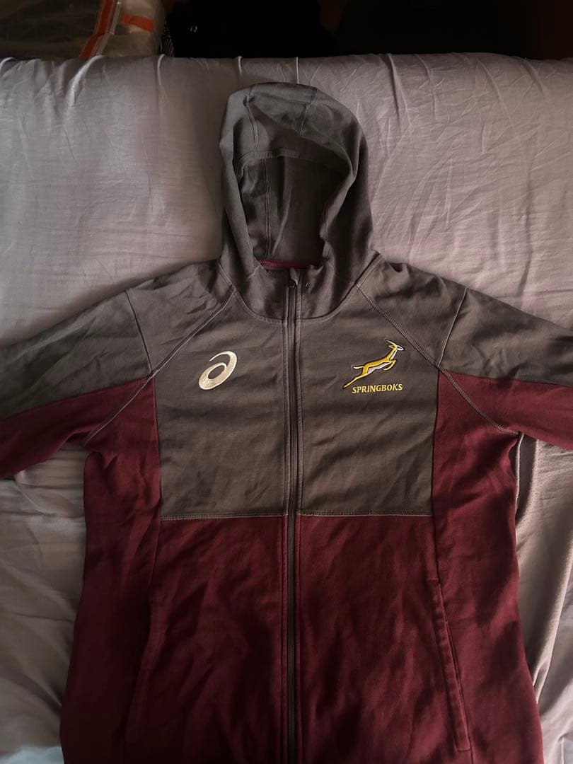ASICS SPRINGBOKS フード付きジャケット Lサイズ
