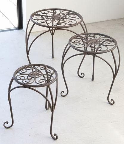 ラスティ フラワースタンド 3点セット コベントガーデン アイアン XZ-25