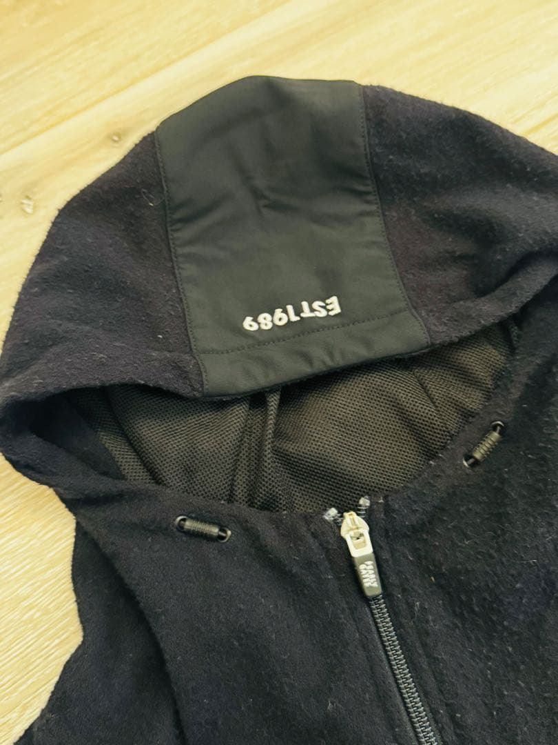 PEARLY GATES パーリーゲイツ フリースパーカー ブラック