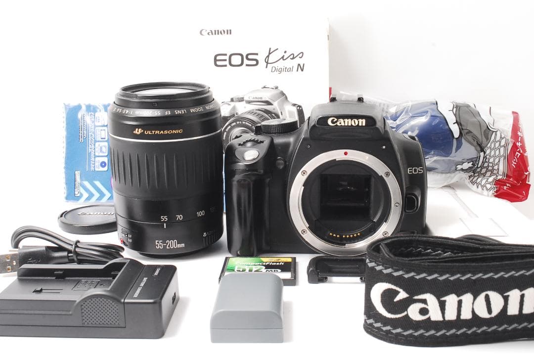 ❤初心者にオススメ❤Canon kiss N❤スマホに転送❤望遠レンズ❤