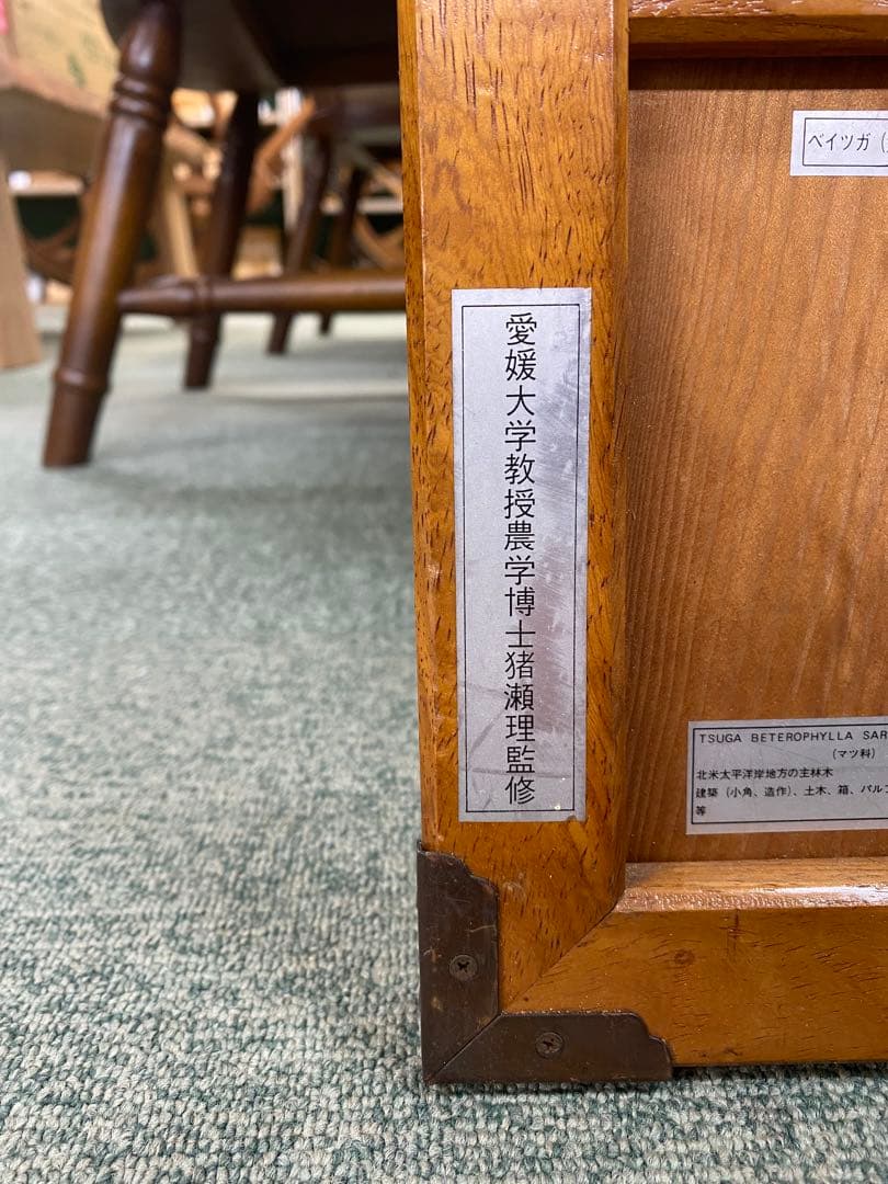 木材標本　3種【日本国産・外国産・熱帯産】