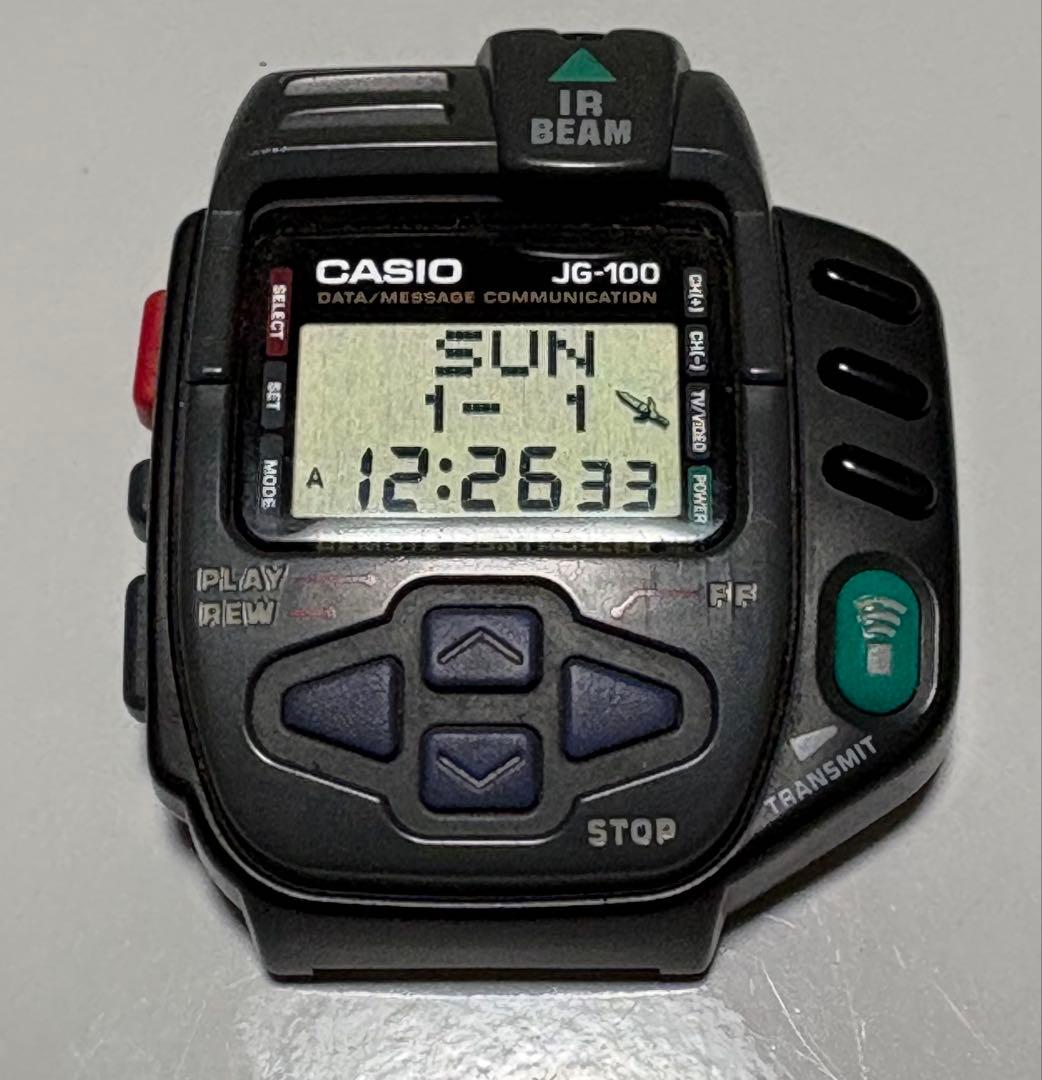 CASIO JG-100 スーパー光通信ウォッチ サイバークロス