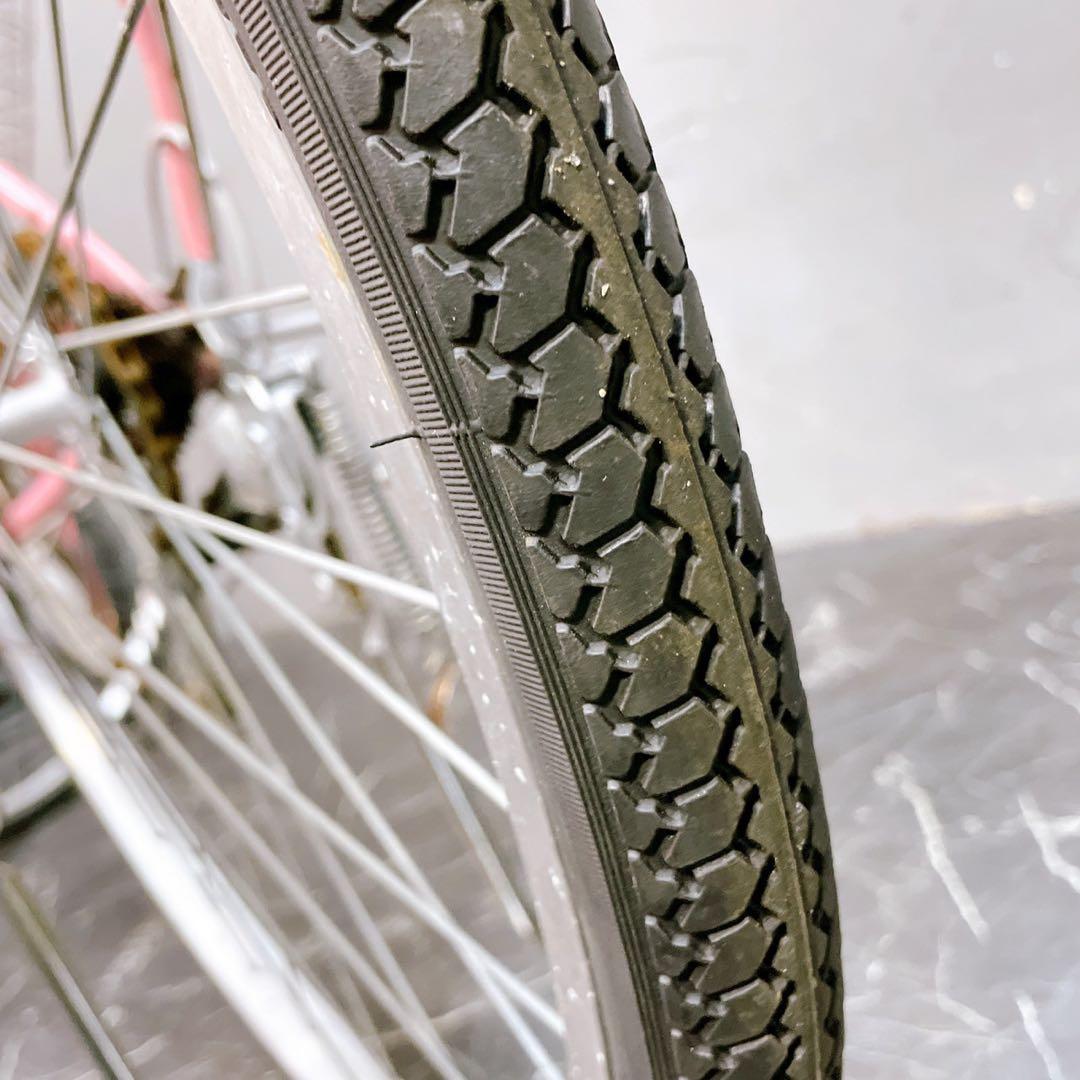 【913】《関西 引き取り》一般車 ママチャリ De-anne ピンク