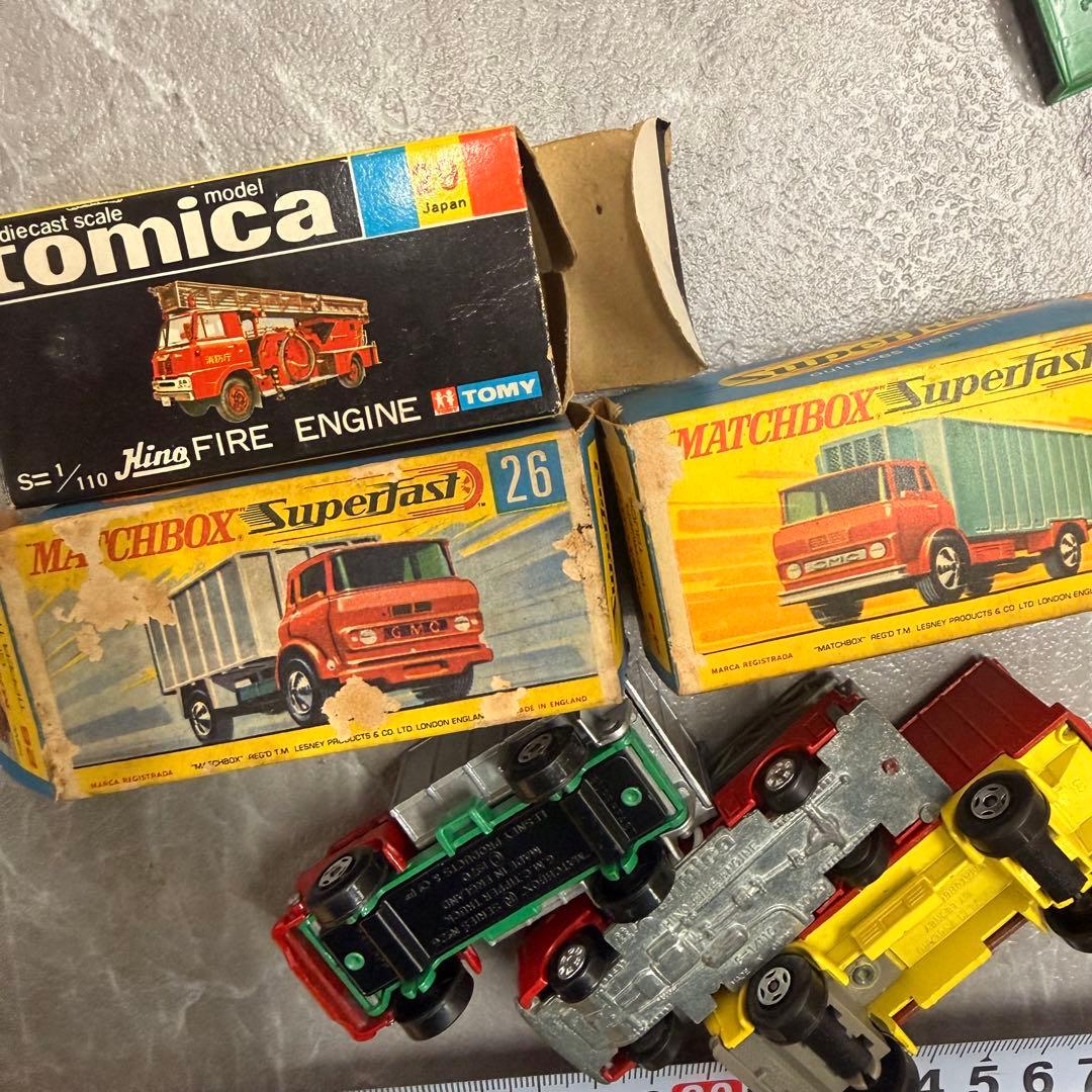 トミカ 日野消防車 日本製｜レトロ ヴィンテージ 英国製　まとめ売り