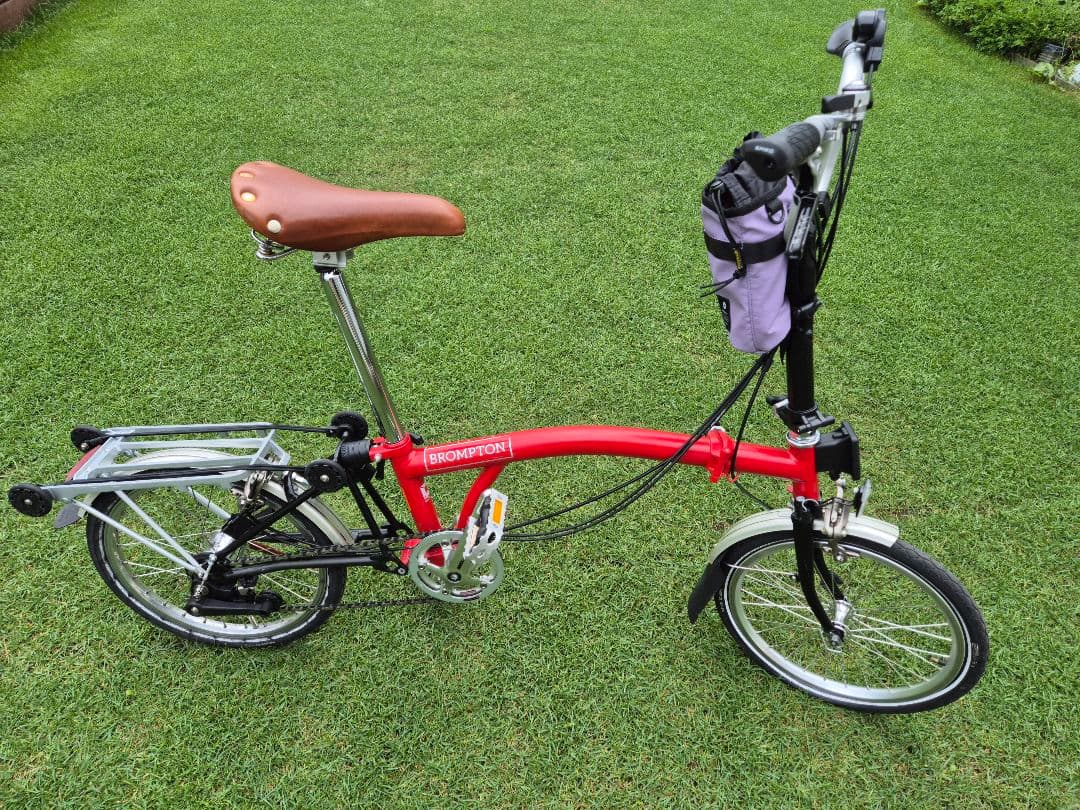 BROMPTON 2015年 M6R C Line 赤黒 6速 UK製