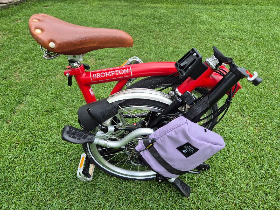 BROMPTON 2015年 M6R C Line 赤黒 6速 UK製