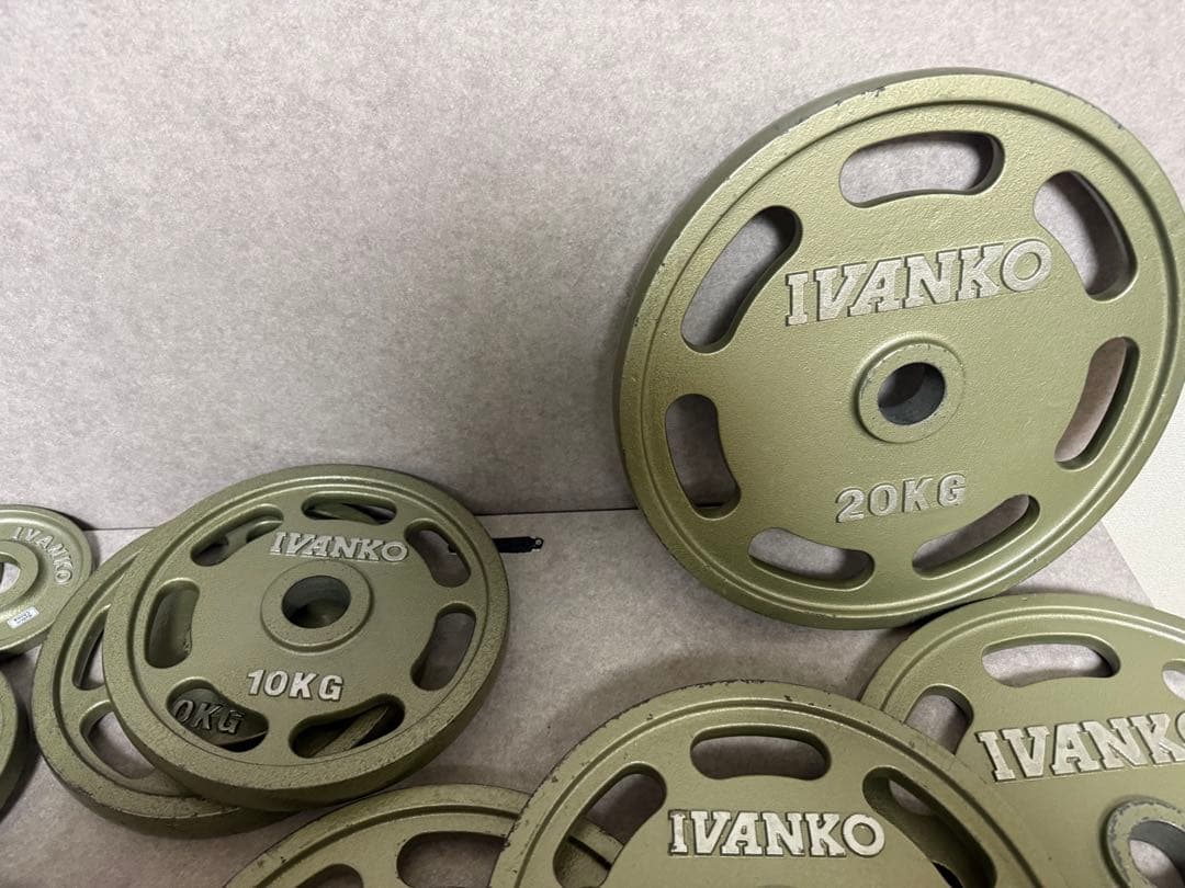オリンピックプレートセット IVANKO イヴァンコ 107.5kg 50mm