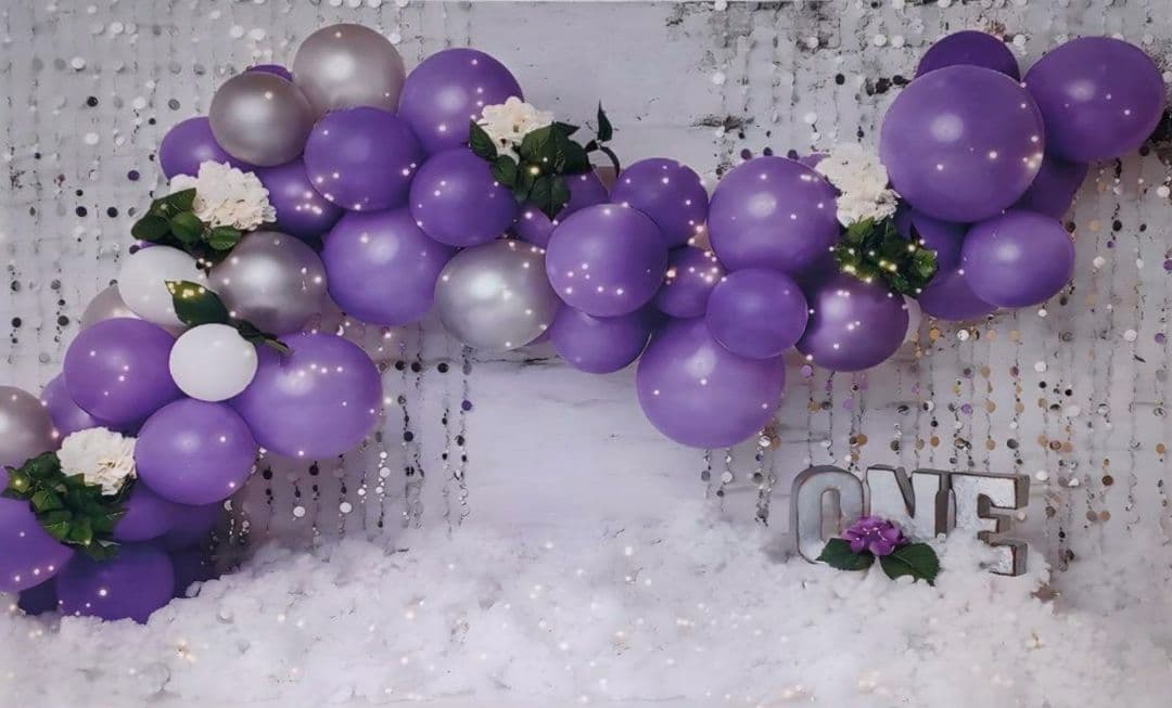 背景布【紫陽花C】サンプル　ペット、トリミング、キッズ撮影用フォトブース　梅雨