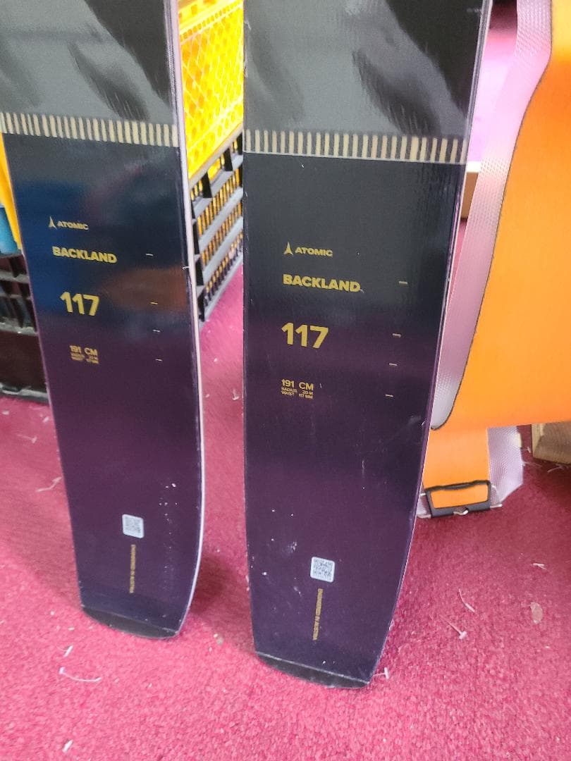 2025年 191 ATOMIC BACKLAND + SHIFT2 + シール