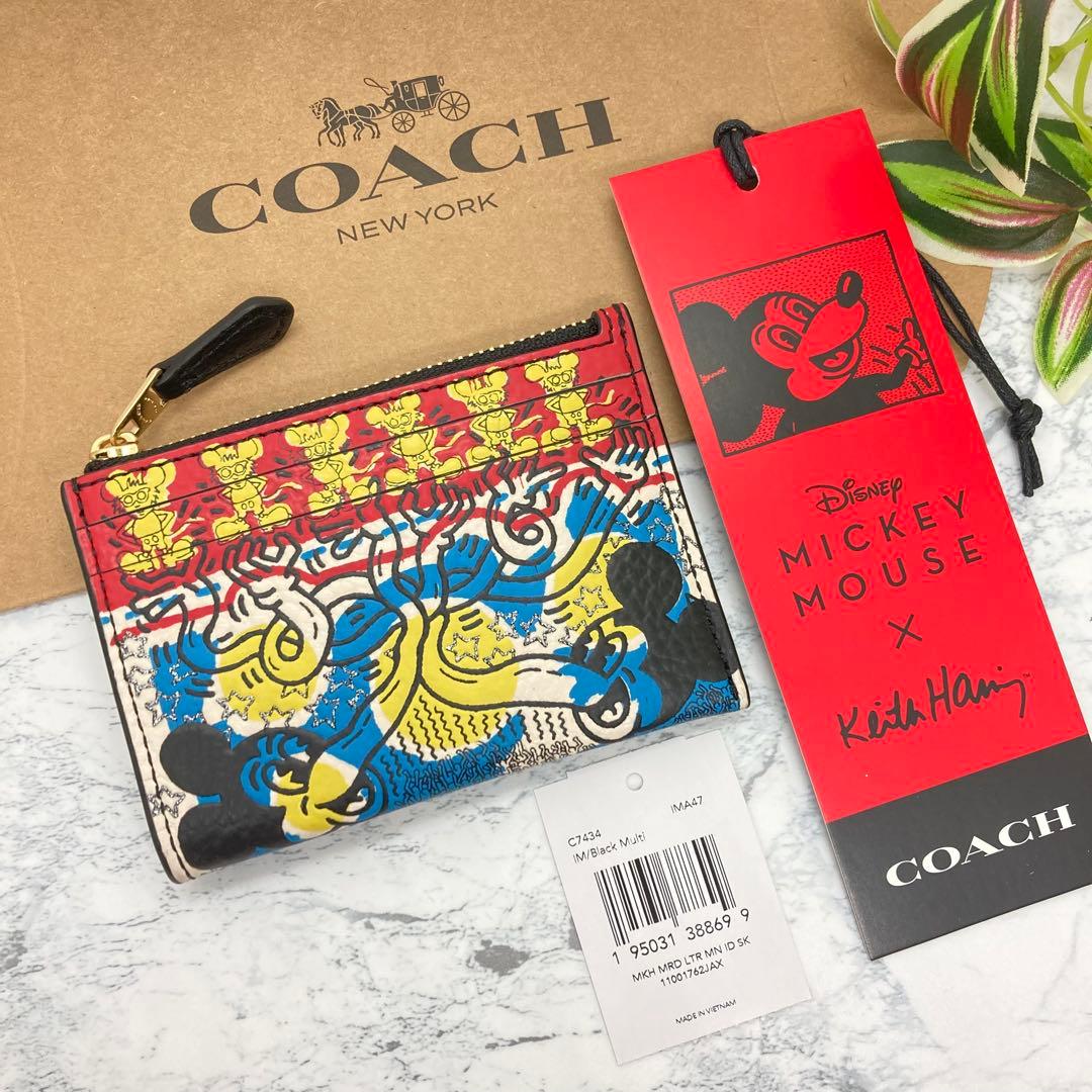限定コラボ THE MICKEY X KEITH HARING パスケース