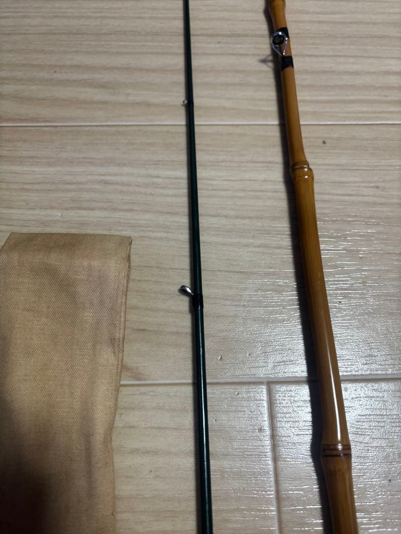 竿太郎(竿かづ)作　ヘチ竿　約７尺