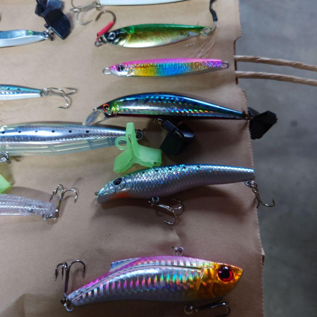 ショアジギングを引退します！メタルジグ、ミノープラグやその他セットで処分！