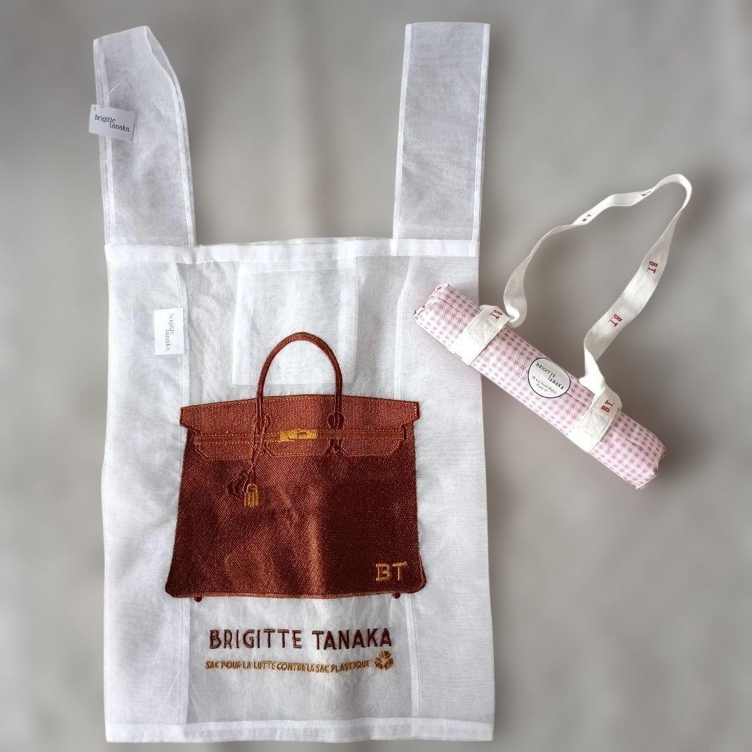 ブリジットタナカ　新品　エコバッグ　オーカンジー　リボン付き