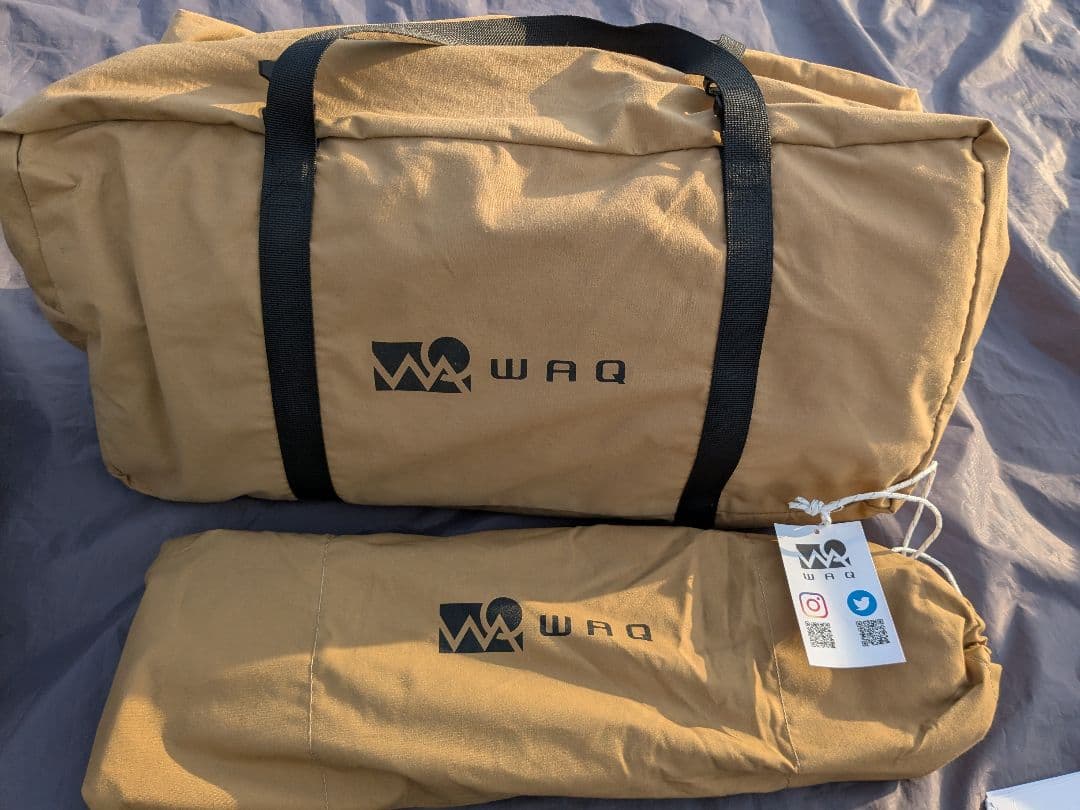 WAQ(ワック)　alpha TC　アルファTC　未使用二股ポール付き　テント