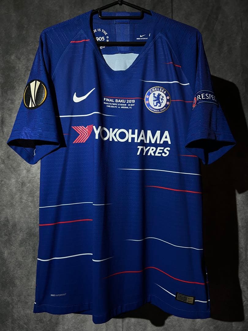 【正規品】アザール ＃１０ チェルシー１８／１９ EL決勝仕様 (H)